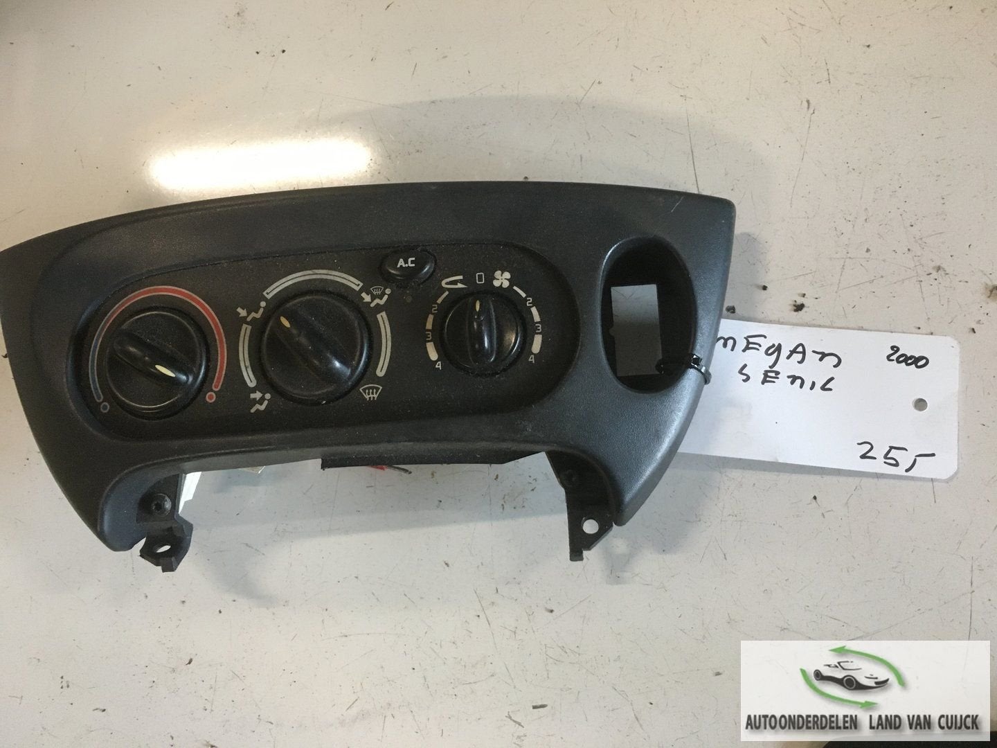 Renault Megane Scenic 2000 Kachelbedieningspaneel (airco)