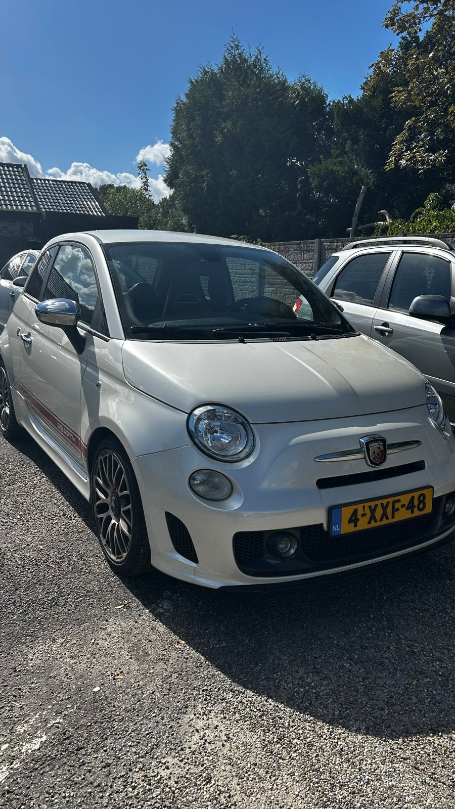 Fiat 500 1.4 Abarth 2008 Wit, Auto's, Fiat, Voorwielaandrijving, 15 km/l, 40 €/maand, 4 cilinders