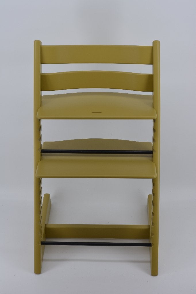 Stokke Tripp Trapp Oker Geel – Trip Trap nieuw model, Ophalen of Verzenden, Zo goed als nieuw, Meegroeistoel, Aanschuifbaar