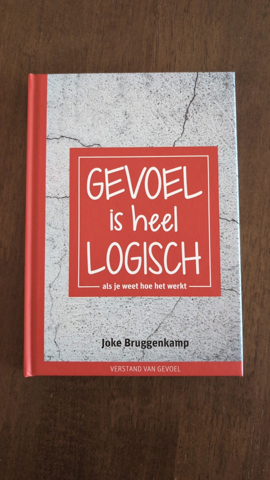 Gevoel is heel logisch - Joke Bruggenkamp - boek hardcover, Boeken, Ophalen of Verzenden, Zo goed als nieuw, Overige onderwerpen