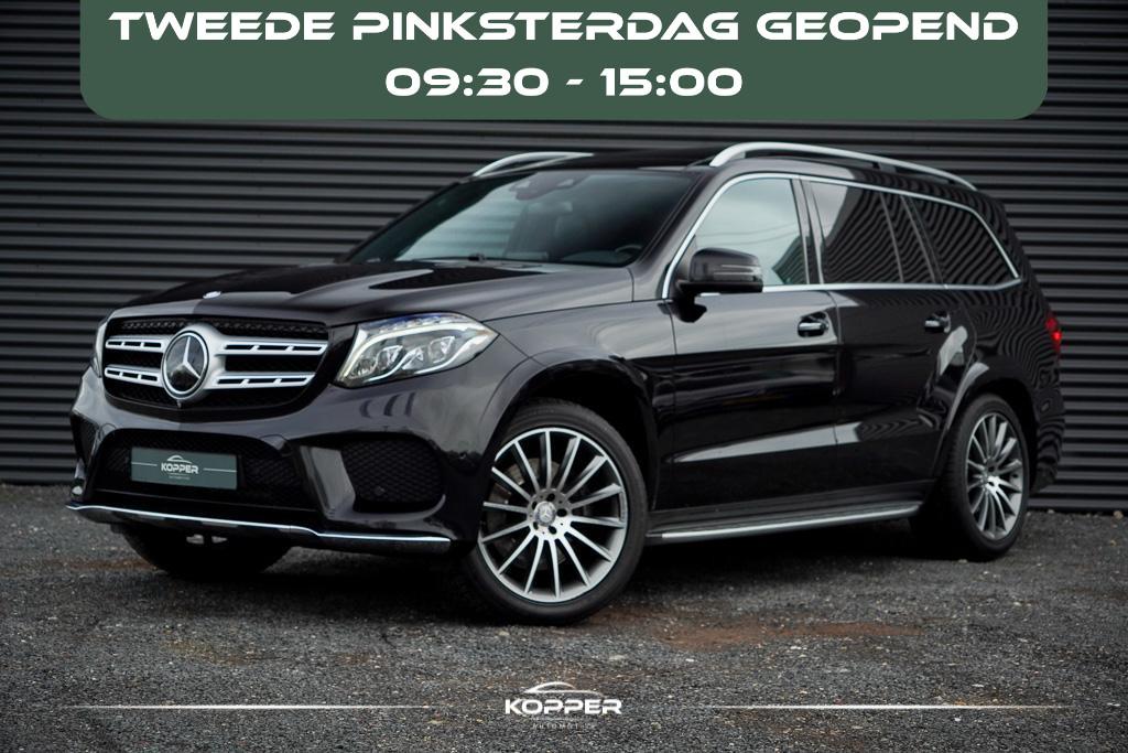 Mercedes-Benz GLS 500 4MATIC AMG / Pano / 7 Pers / B&O / Luc, Auto's, Gebruikt, 7 stoelen, Zwart, Bedrijf