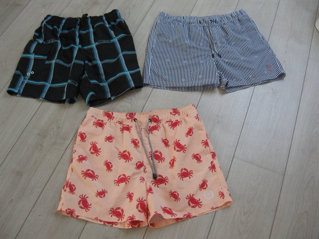 2 Leuke NW heren zwembroek short L Billa Bong  J & J €15,-, Ophalen of Verzenden, Zwart, Zwemshort