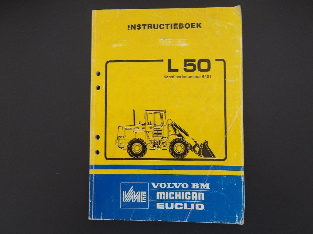Instructieboek Volvo BM L 50 (vanaf serienummer 6401), Ophalen of Verzenden