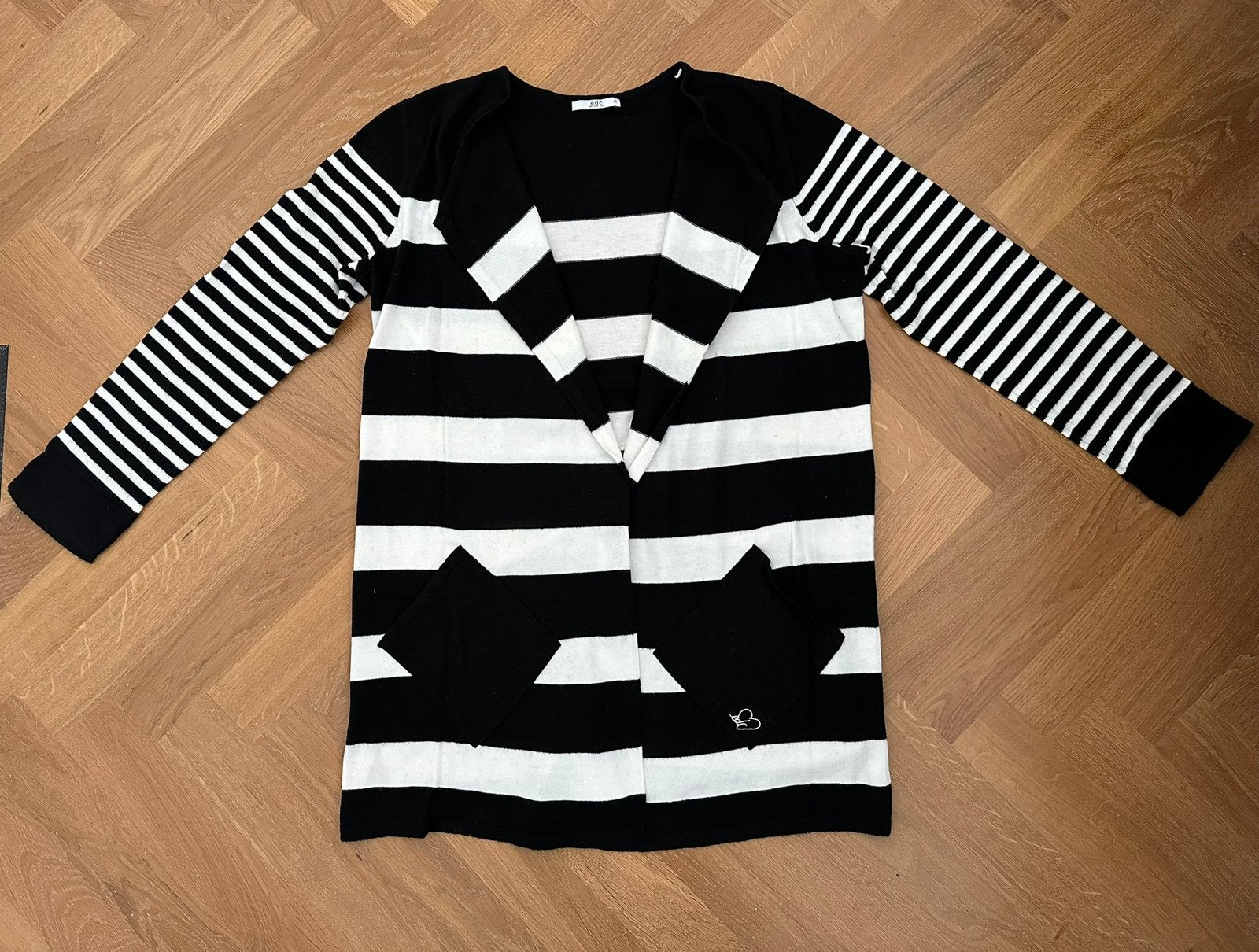 Esprit zwart-wit gestreept vest, dames maat M, Ophalen of Verzenden, Gedragen, Maat 38/40 (M), Zwart