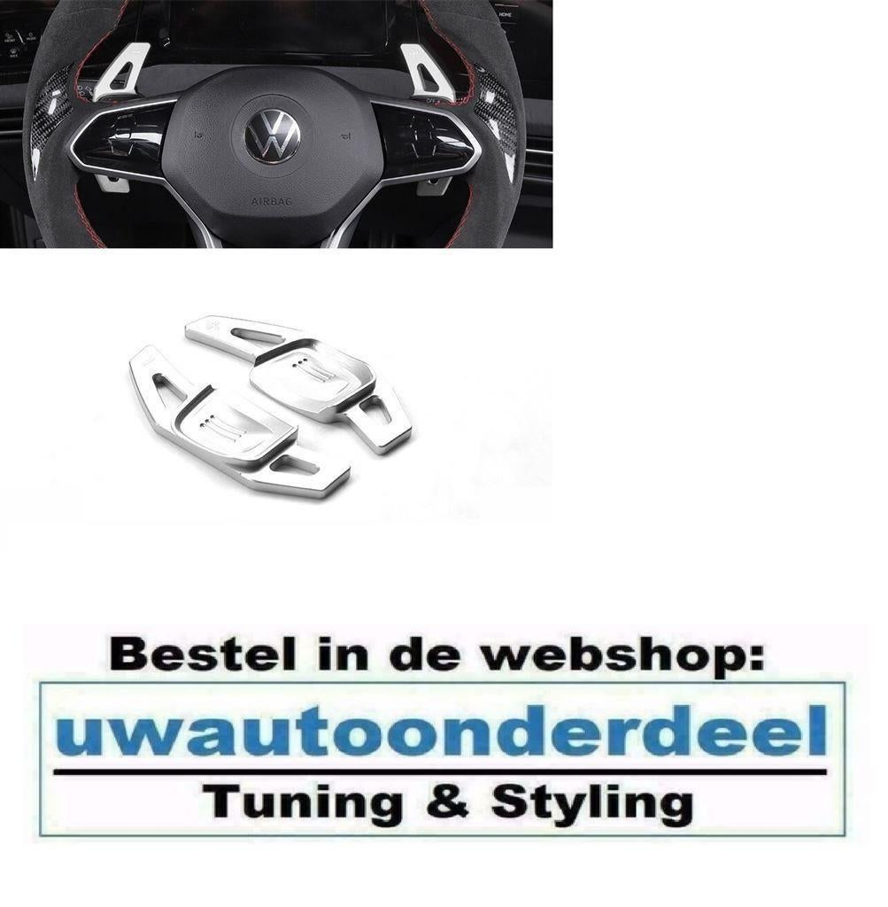 Flippers Schakel Paddles Grijs Geschikt voor Vw Golf 8 DSG G, Verzenden