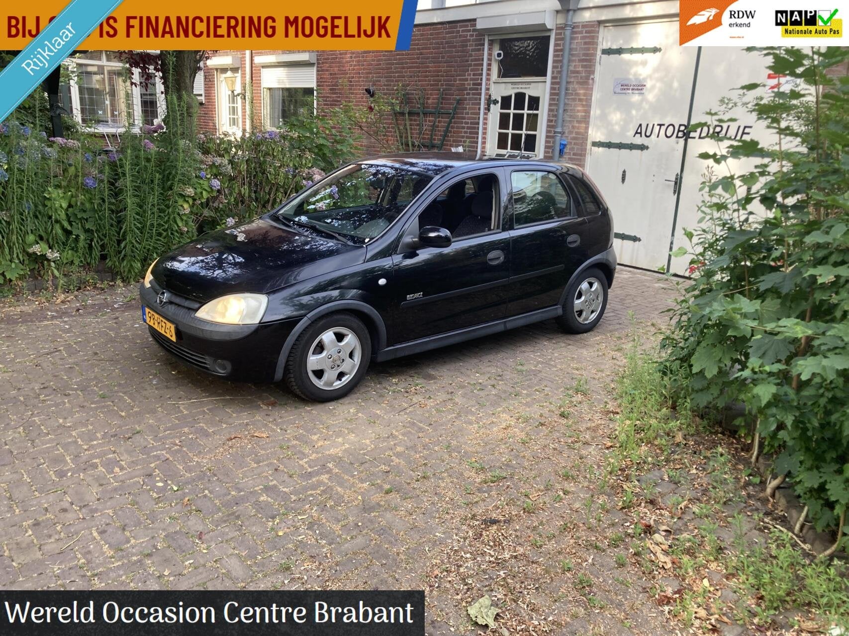 Opel Corsa 1.2-16V Elegance Easytronic automaat, 450 kg, Gebruikt, 31 €/maand, Zwart