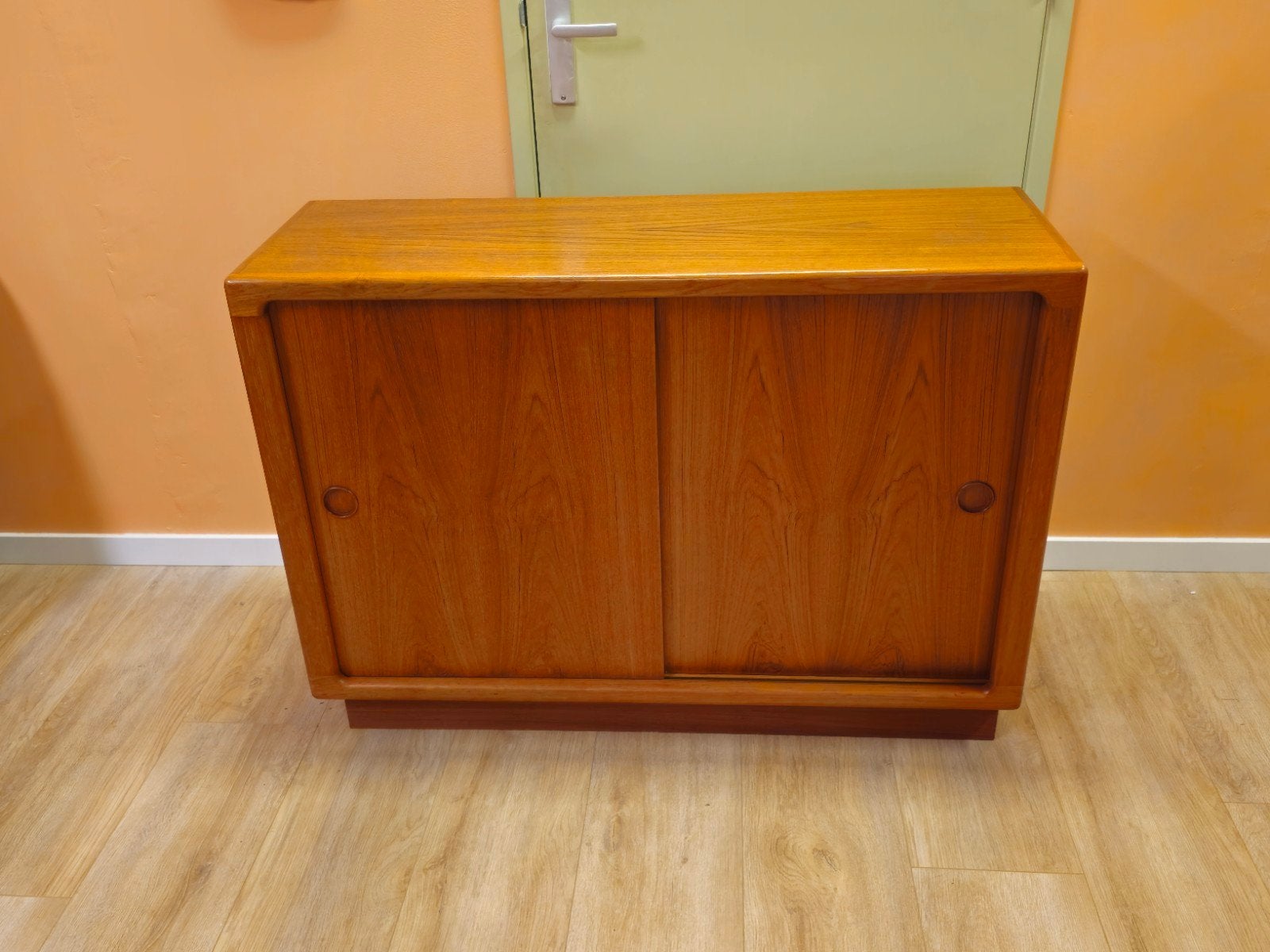 Vintage Silkeborg Deens Schuifdeur Dressoir Kast, Ophalen, Silkeborg, Nvt, Nvt