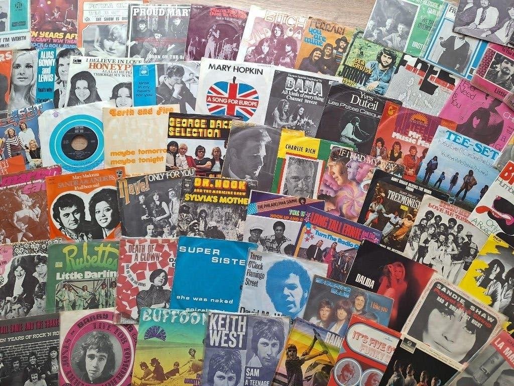 Partij,Pop/Rock,Supersister,Brainbox,Livin Blues,Mayall,86 x, Cd's en Dvd's, Vinyl Singles, Zo goed als nieuw, Beschermende buitenhoes