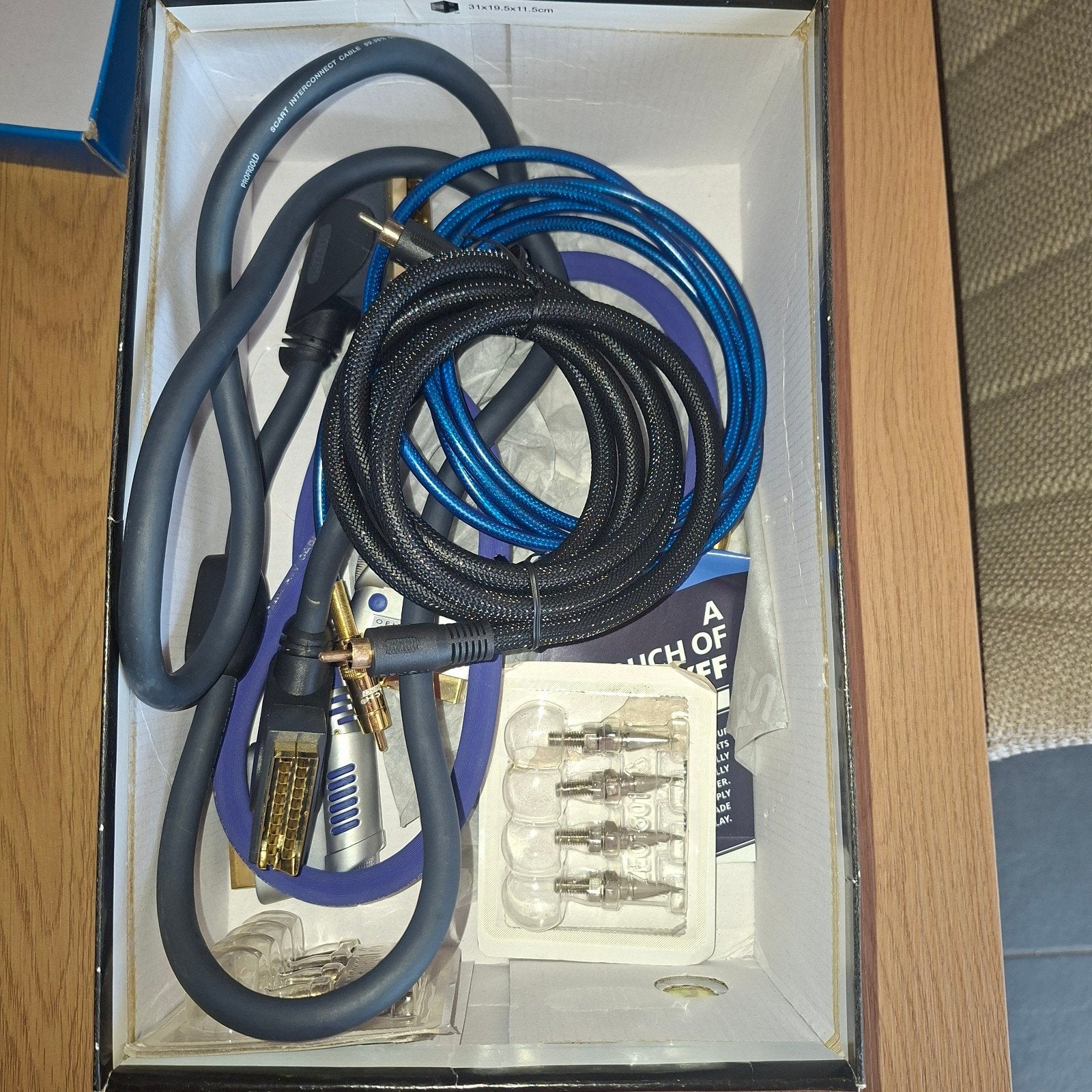 Diverse Oehlbach kabels: Scart, Interlink, Luidspreker, Ophalen of Verzenden, Zo goed als nieuw, 5 tot 10 meter, Interlink-kabel