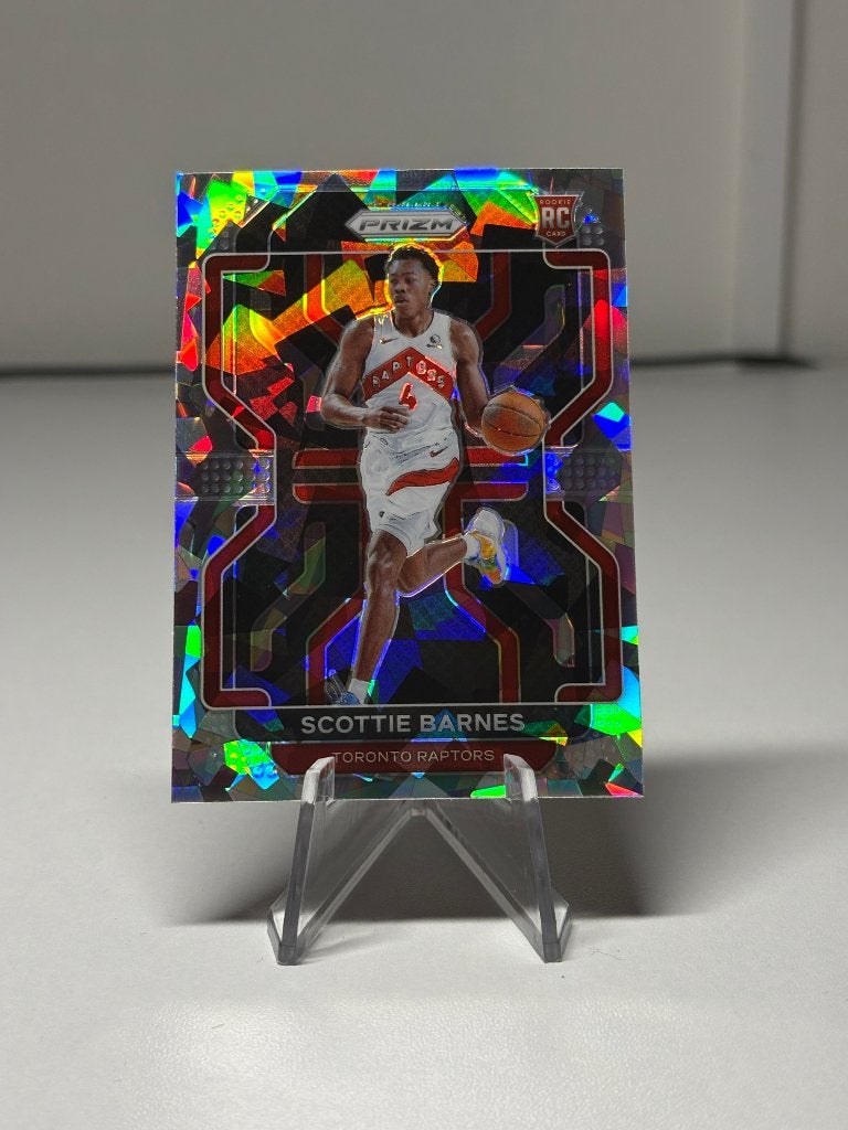 Panini Prizm NBA rookie ice Scottie Barnes Raptors kaart, Ophalen of Verzenden, Zo goed als nieuw, Plaatje