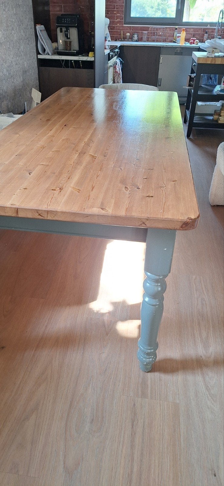 Eettafel, 2.00m x 0.90m., Huis en Inrichting, Tafels | Eettafels, Ophalen