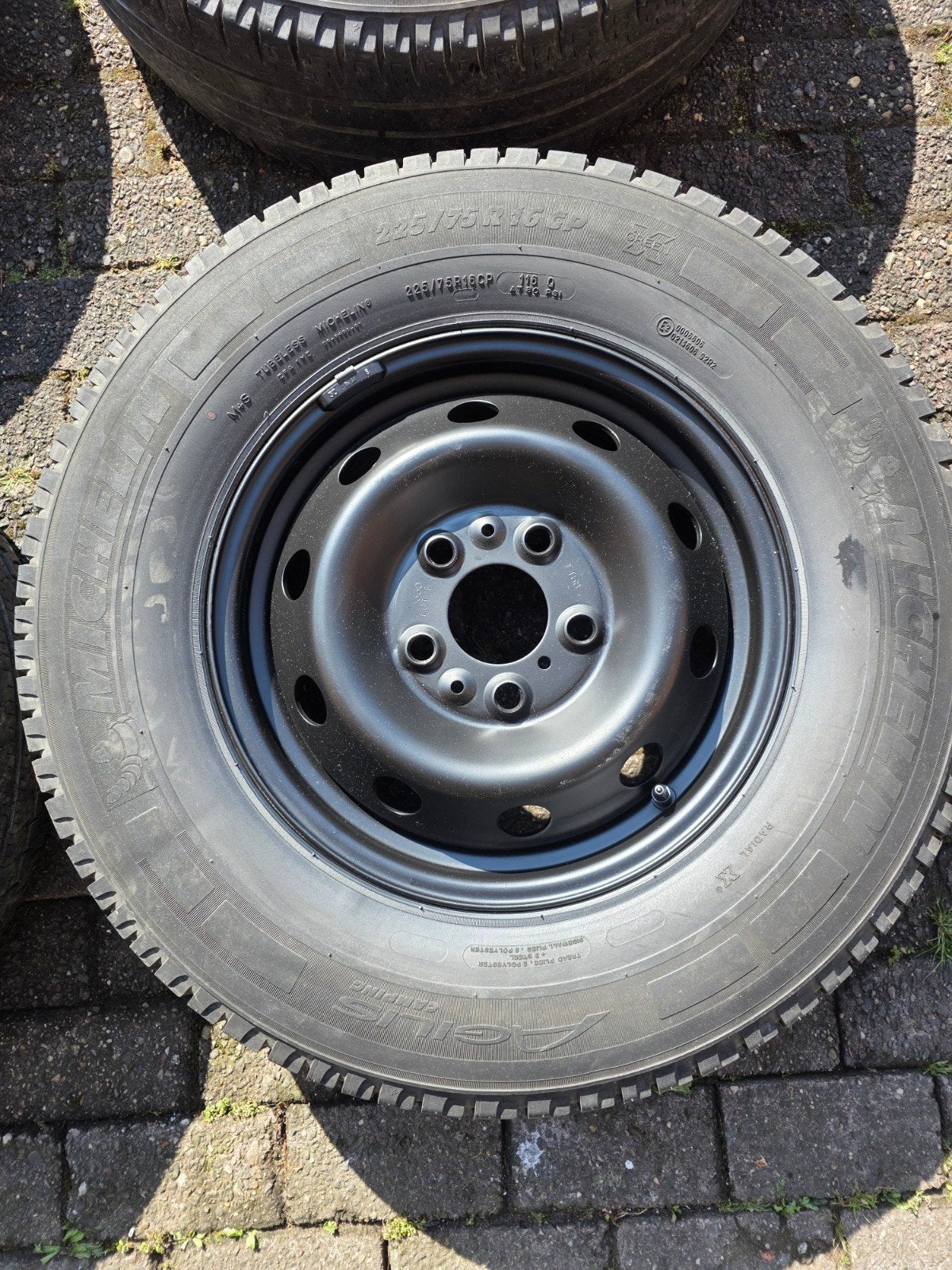 4 Velgen Fiat Ducato met goede banden et 68 6j breed, Ophalen, 16 inch, Banden en Velgen, All Season