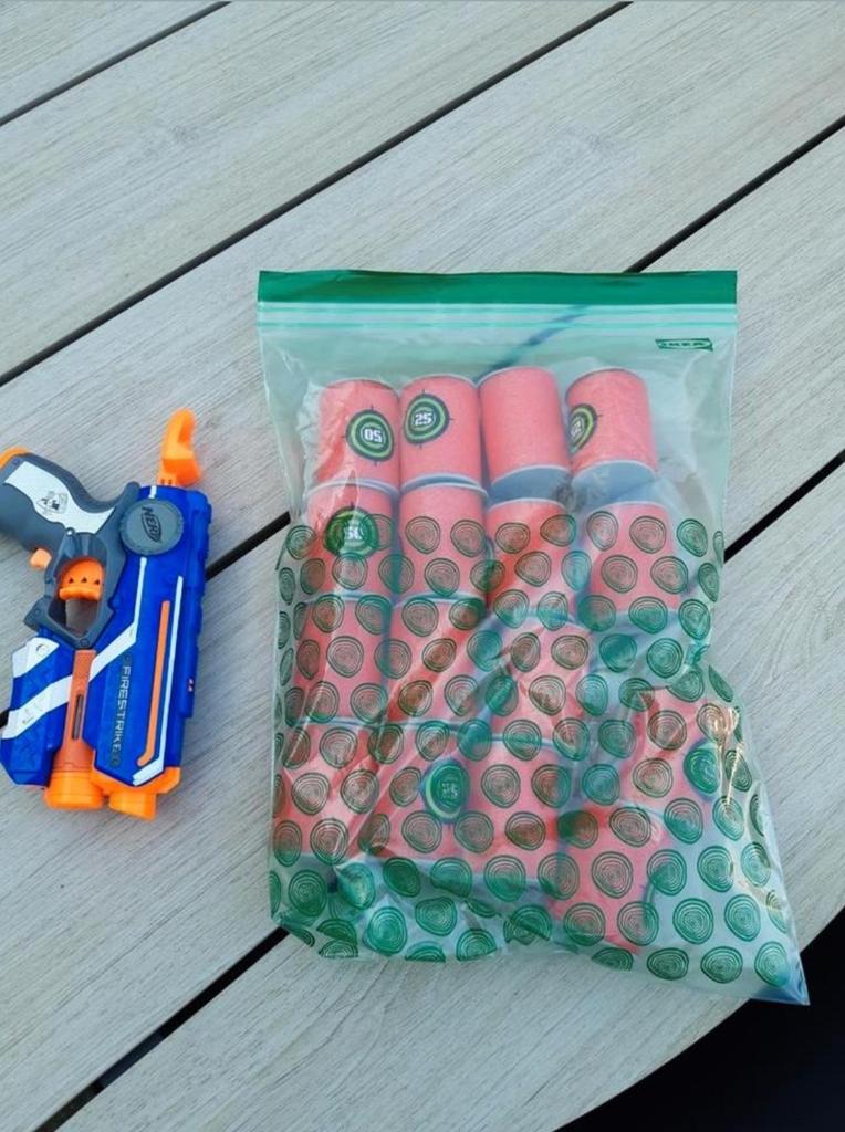 Nerf pistool met foam om op te schieten, Ophalen of Verzenden, Overige typen