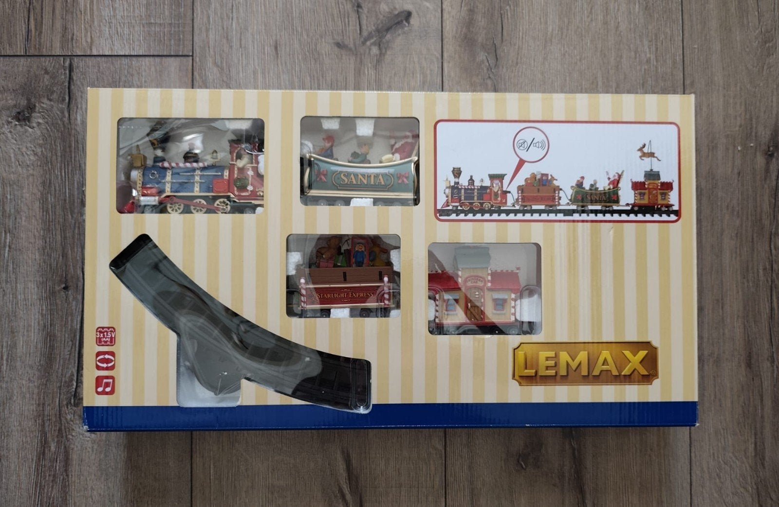 Lemax Starlight Express trein set, Ophalen