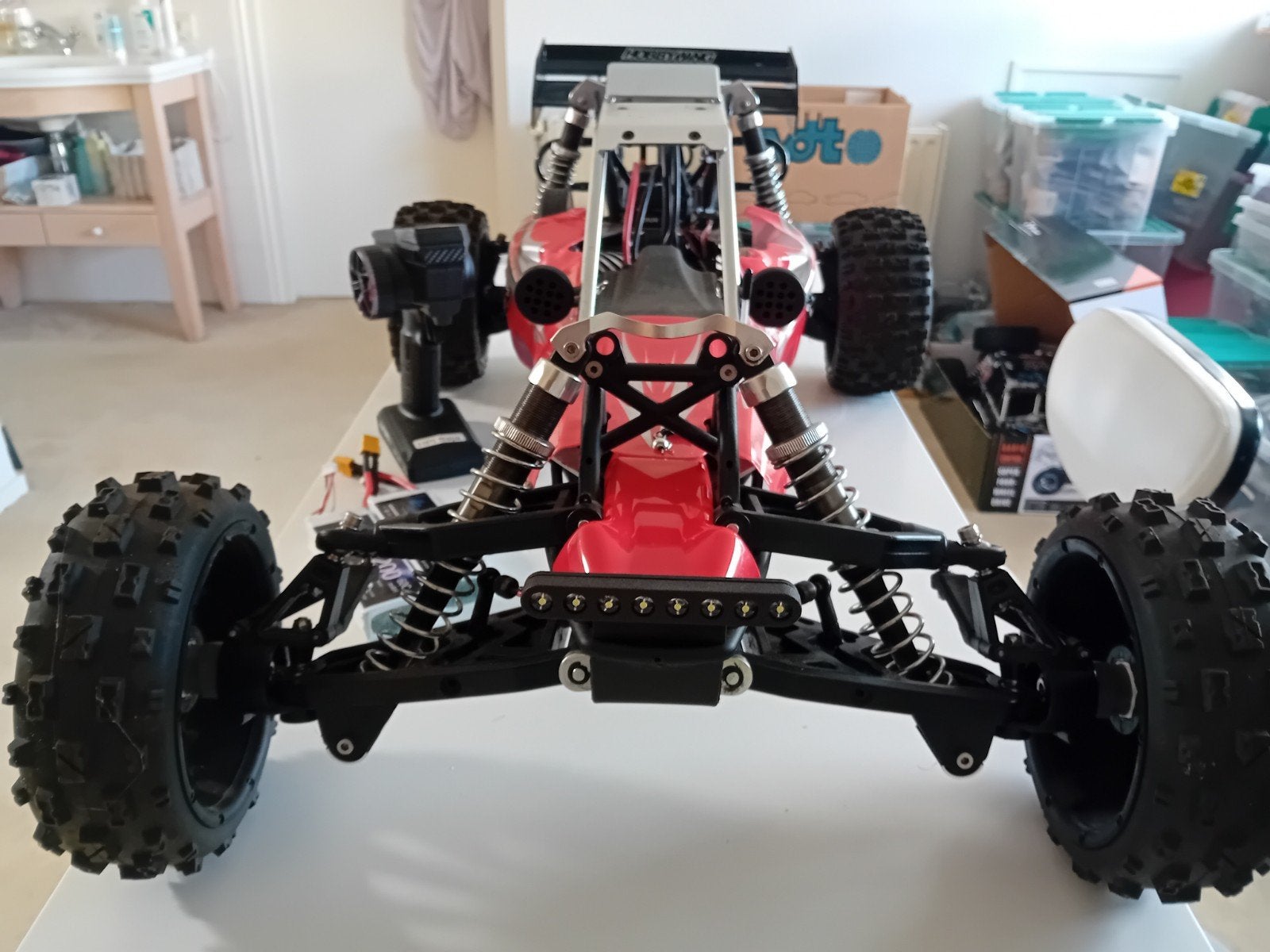 HPI / Rovan Baja 5 Electro met Hobbywing MAX 6 en Ezrun 5690, Elektro, Auto offroad, Ophalen of Verzenden, Zo goed als nieuw