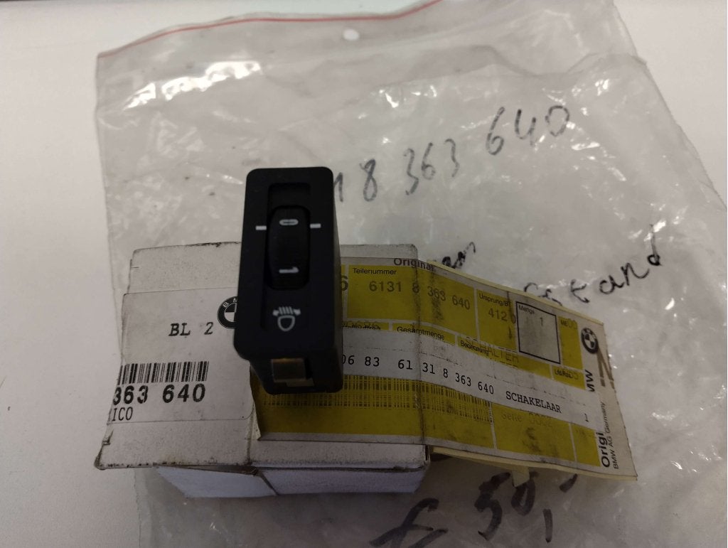 BMW Z3 Schakelaar regeling verlichtingsafstand61318363640, Niet ingevuld, Niet ingevuld, Nieuw, Ophalen of Verzenden