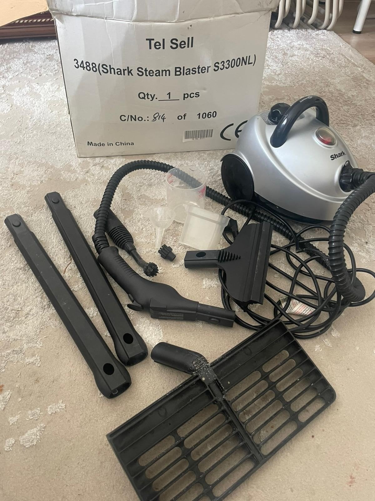 Shark Steam Blaster S3300NL Stoomreiniger, Ophalen, Zo goed als nieuw