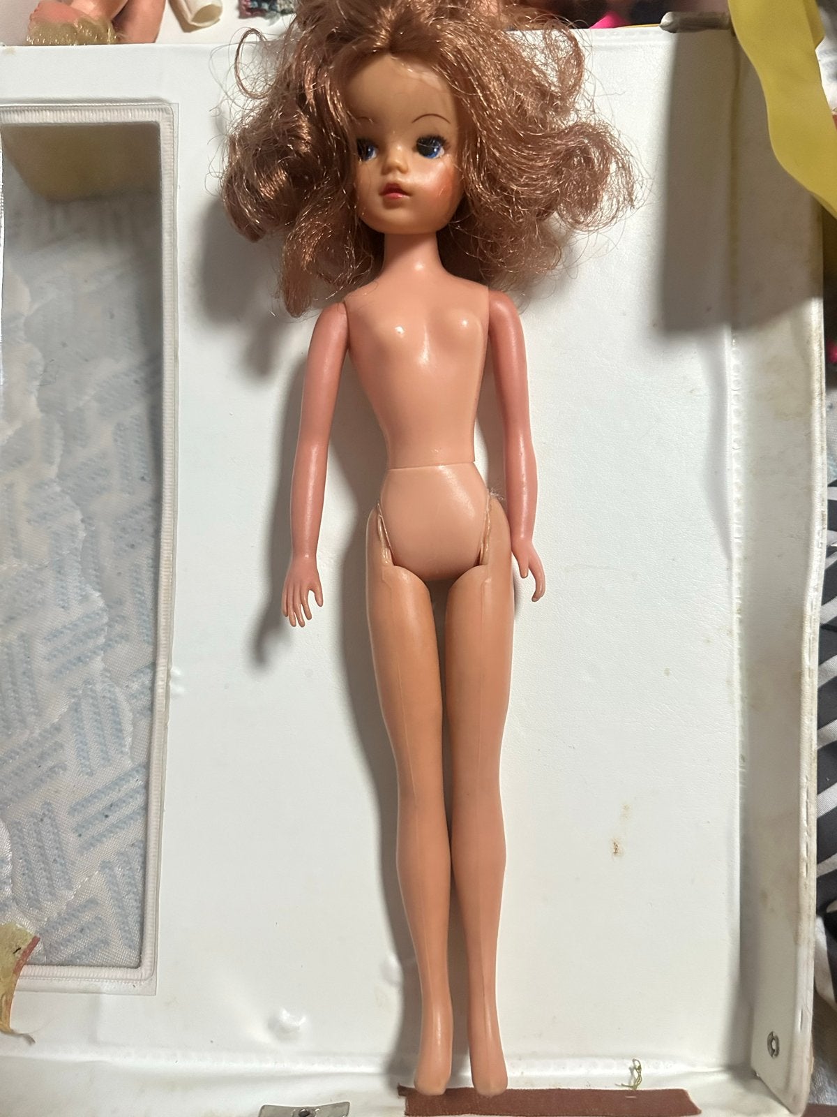 Sindy Vintage Barbie pop met rood haar, Verzamelen, Ophalen of Verzenden, Gebruikt, Pop