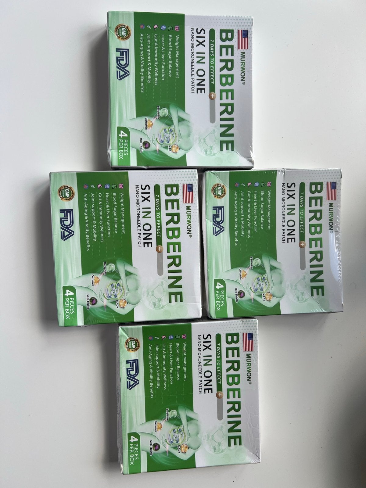 4x 10-in-1 Afslankpleisters met Berberine & NAD+, Sieraden, Tassen en Uiterlijk, Ophalen of Verzenden, Nieuw, Overige typen