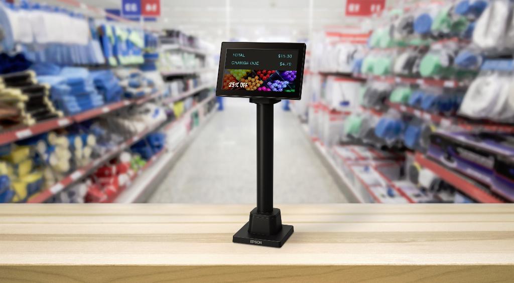 Epson DM-D70 17.8cm (7'') USB wit klantendisplay A61CH62101, Seiko Epson Corporation, Verzenden, 101 t/m 150 Hz, Epson
