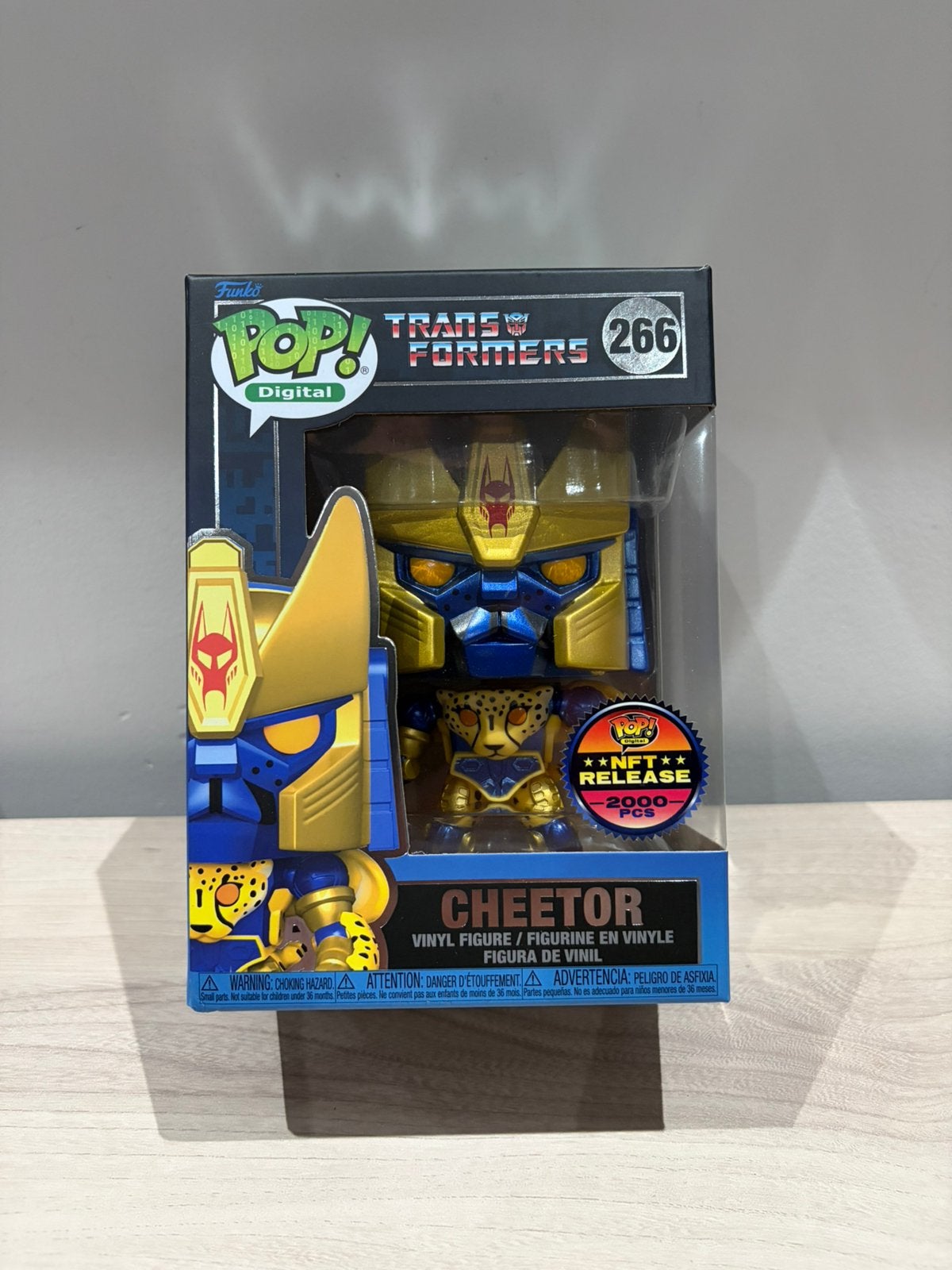 Cheetor 266 NFT LE 2000 Funko Pop! Digital Transformers, Funko Europe, Ophalen of Verzenden, Zo goed als nieuw, 4th floor, 1 Queen Caroline St, London W6 9YN, Verenigd Koninkrijk