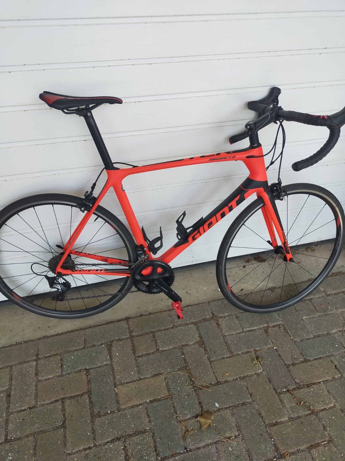 Giant Advanced racefiets - Ultegra/105 - Maat L (54 cm), Ophalen, 28 inch, Gebruikt, Carbon