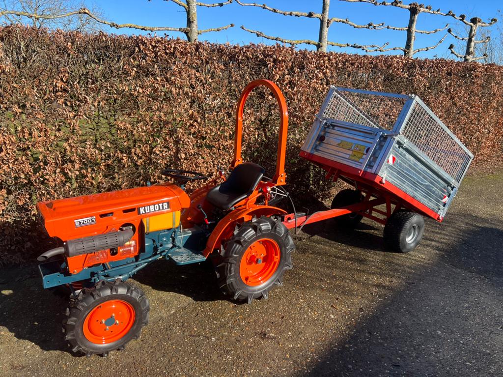 Kubota B7001 minitractor met Kiepkar|Hydrauliek|17 PK|*NIEUW, Ophalen, Overige typen