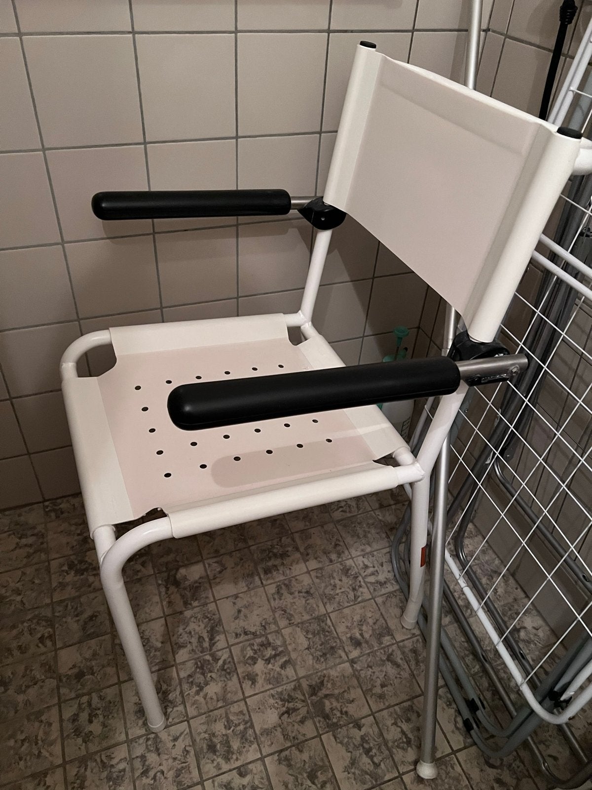 Douche stoel, Ophalen, Eén