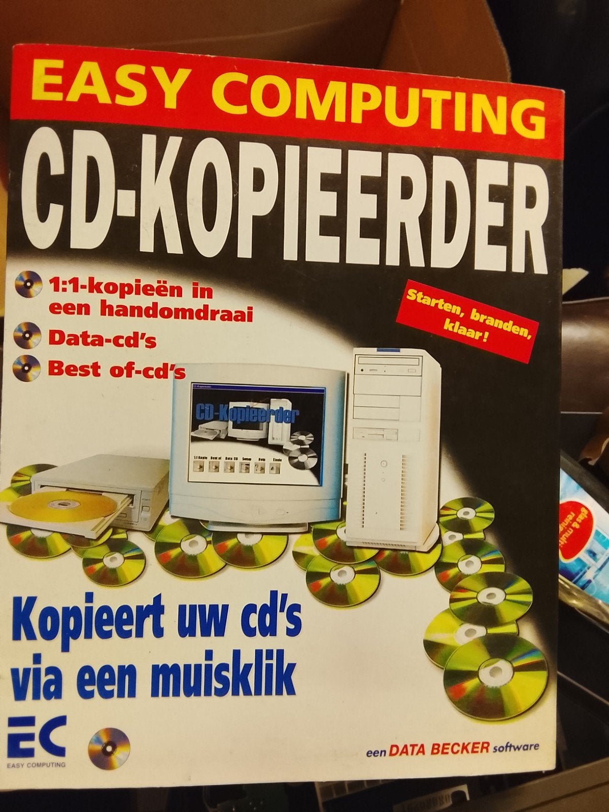 Easy Computing CD-Kopieerder Software, Ophalen of Verzenden, Gebruikt, Windows