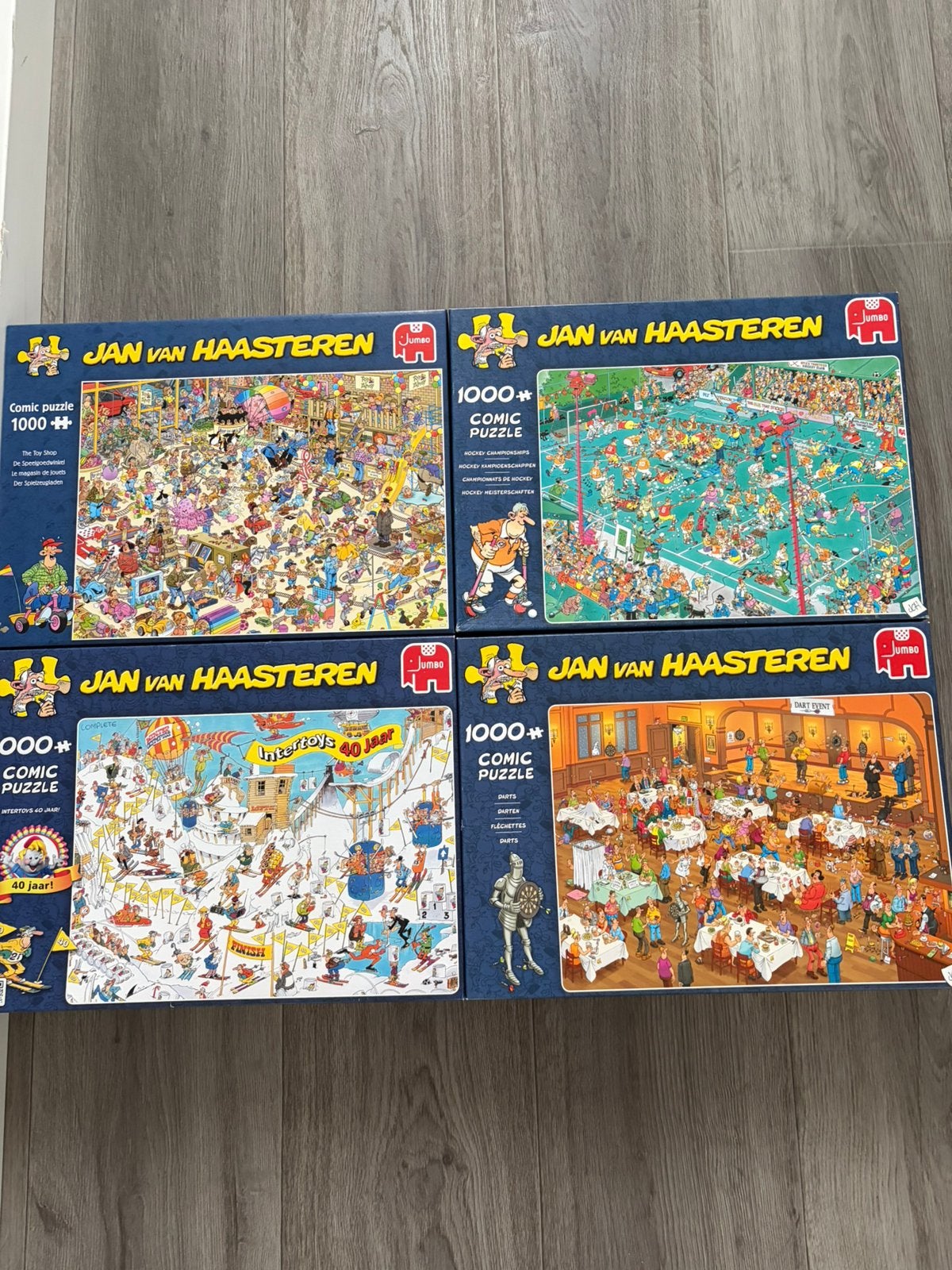 Jan van Haasteren puzzels, Hobby en Vrije tijd, Denksport en Puzzels, Ophalen, 500 t/m 1500 stukjes, Zo goed als nieuw