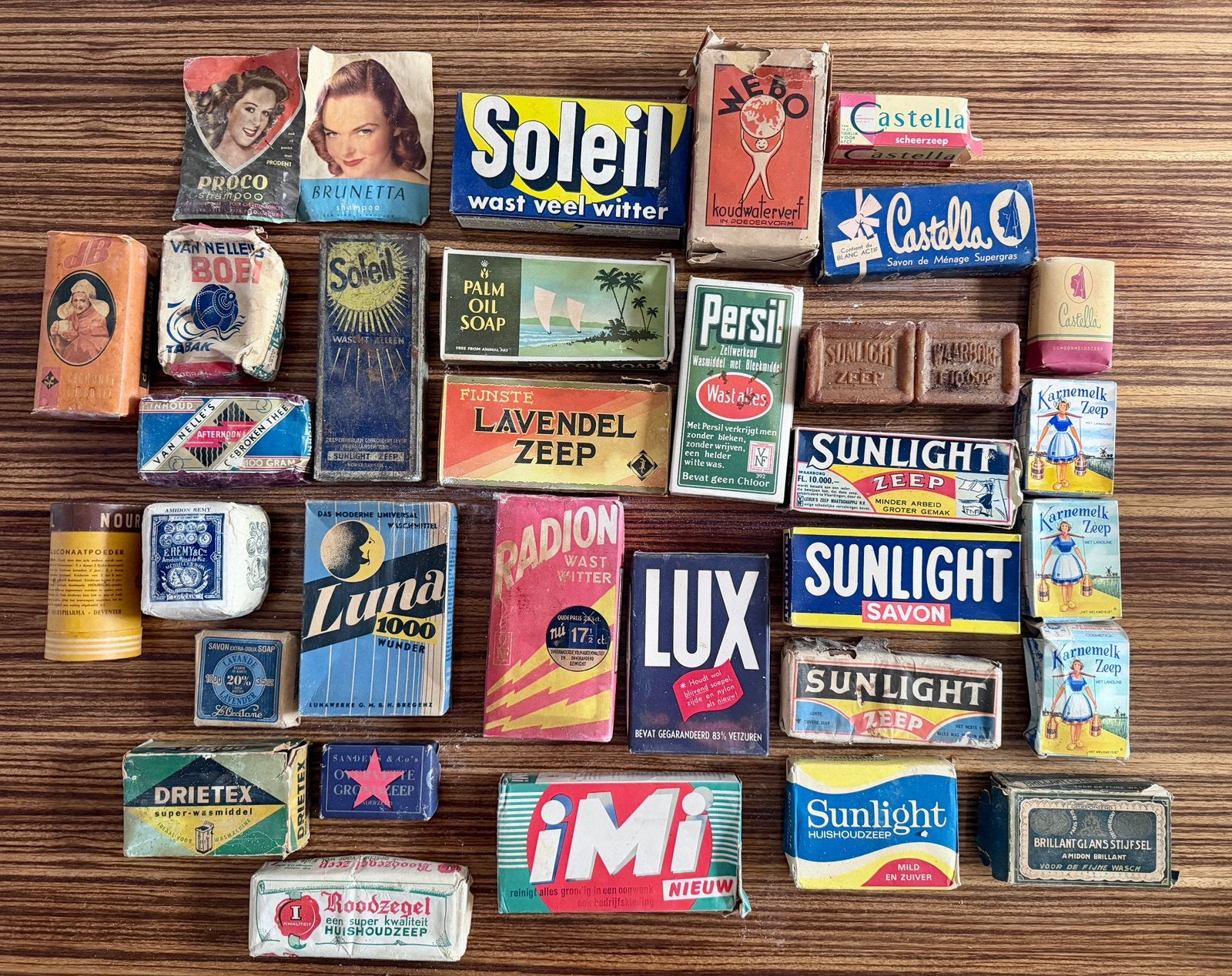 Collectie zeepjes /wasmiddel /tabak, Ophalen, Zegels, Bonnen of Punten