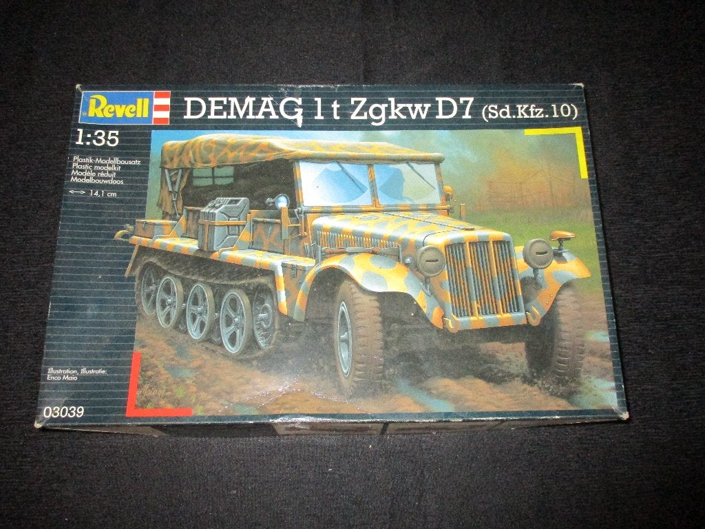 D-546,REVELL 1-35,NO,03039,Sd.Kfz 10 Ausf. B Sd. Kfz 10, Overige merken, 1:32 tot 1:50, Overige typen, Nieuw