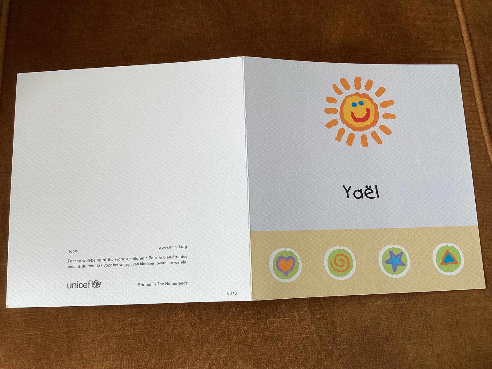Yaël. Unicef 8H40, Ophalen of Verzenden, 2000 tot heden