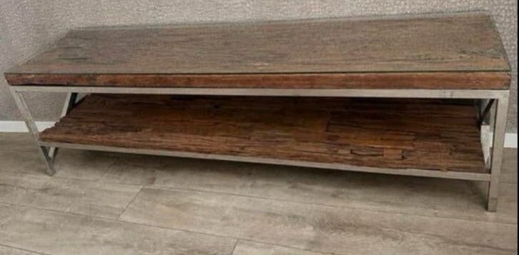 Richmond Interiors TV-meubel tv kast Kensington 180x40, Ophalen, 100 tot 150 cm, Zo goed als nieuw, Minder dan 100 cm