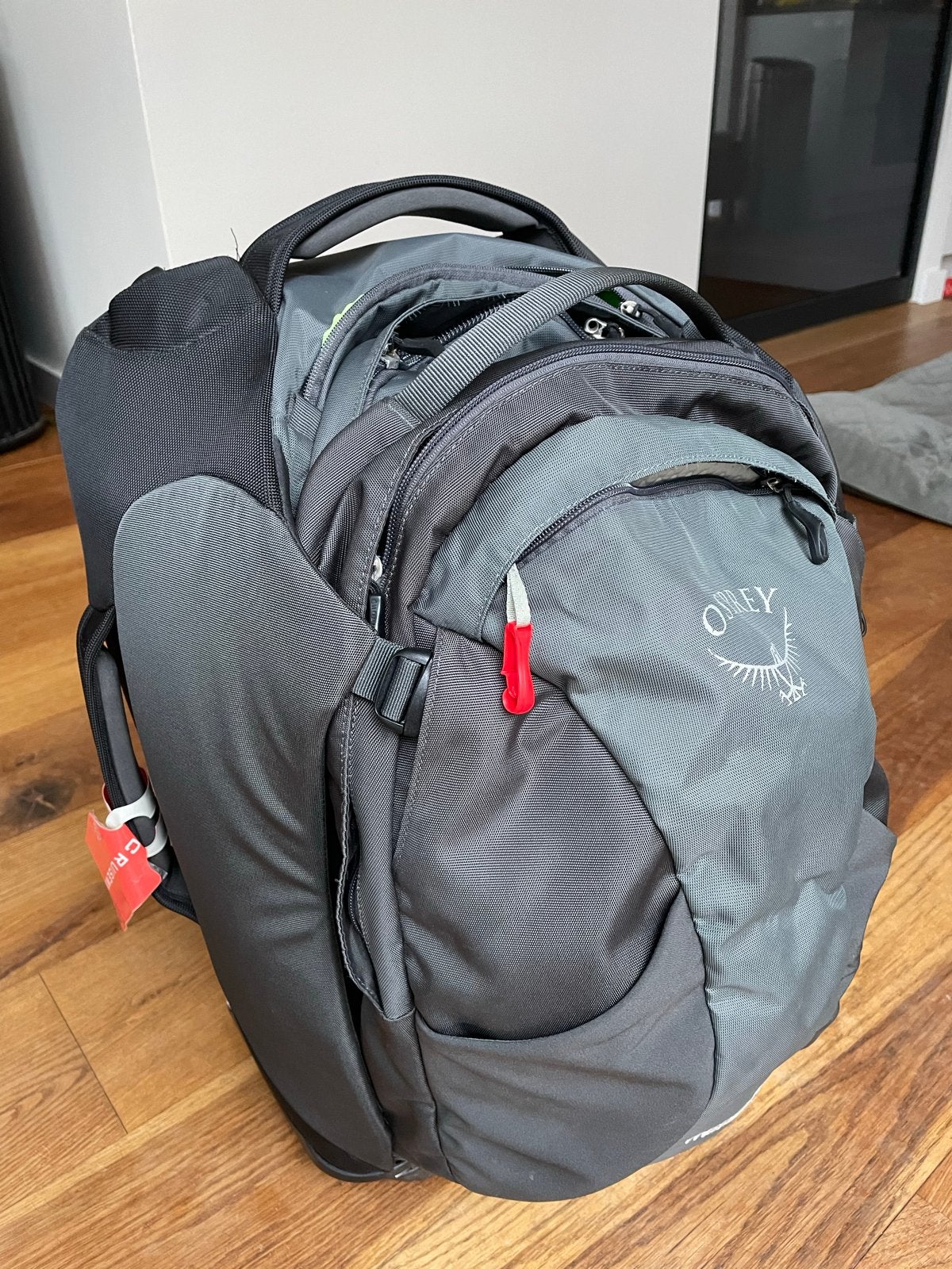 Osprey Meridian 60 Reistas met Afneembare Daypack, 30 cm of meer, Ophalen of Verzenden, Zo goed als nieuw, 60 tot 80 cm