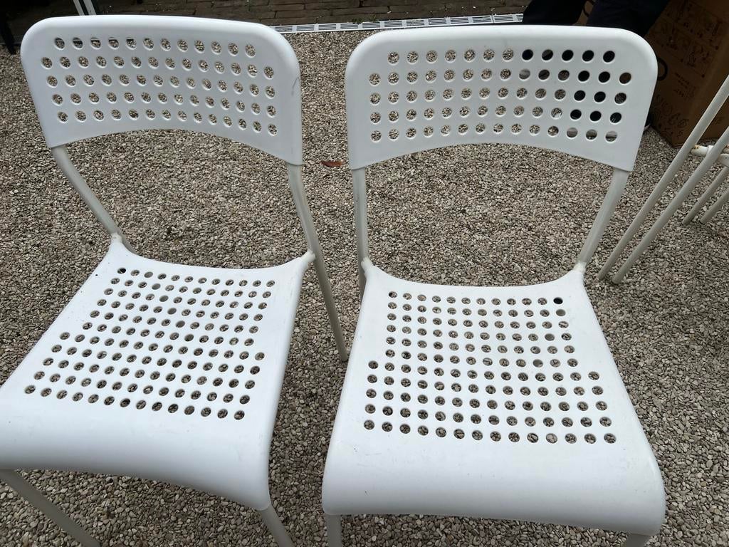 Twee Ikea stoelen, Ophalen, Kunststof, Gebruikt, Twee