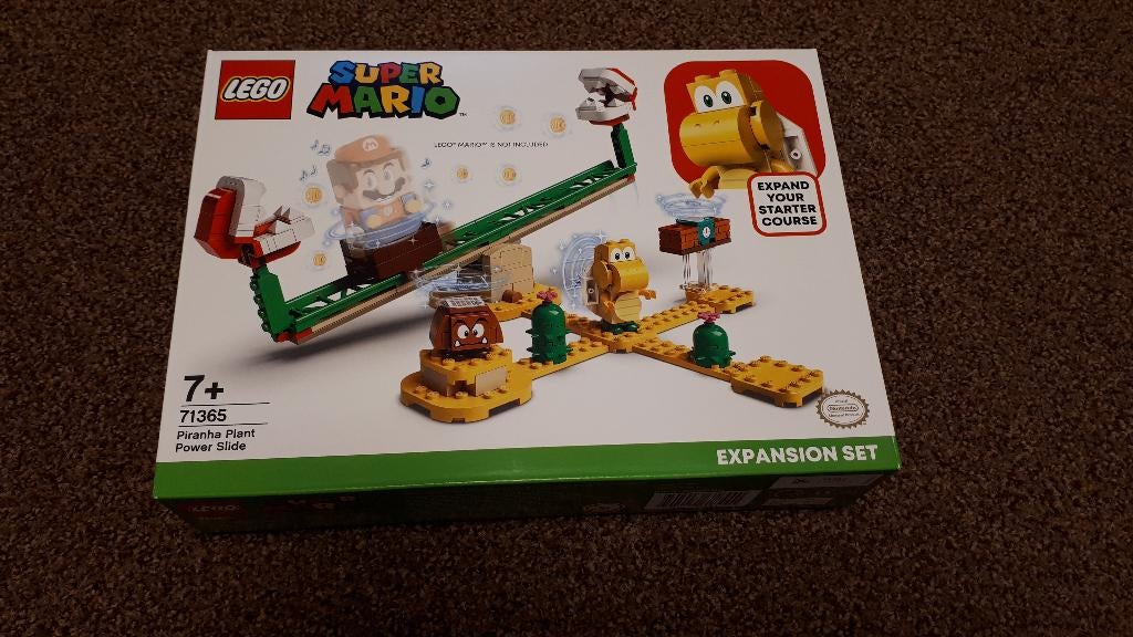 71365 Super mario piranh plant power slide MISB, Overige thema's, Lego, Nieuw, Ophalen of Verzenden