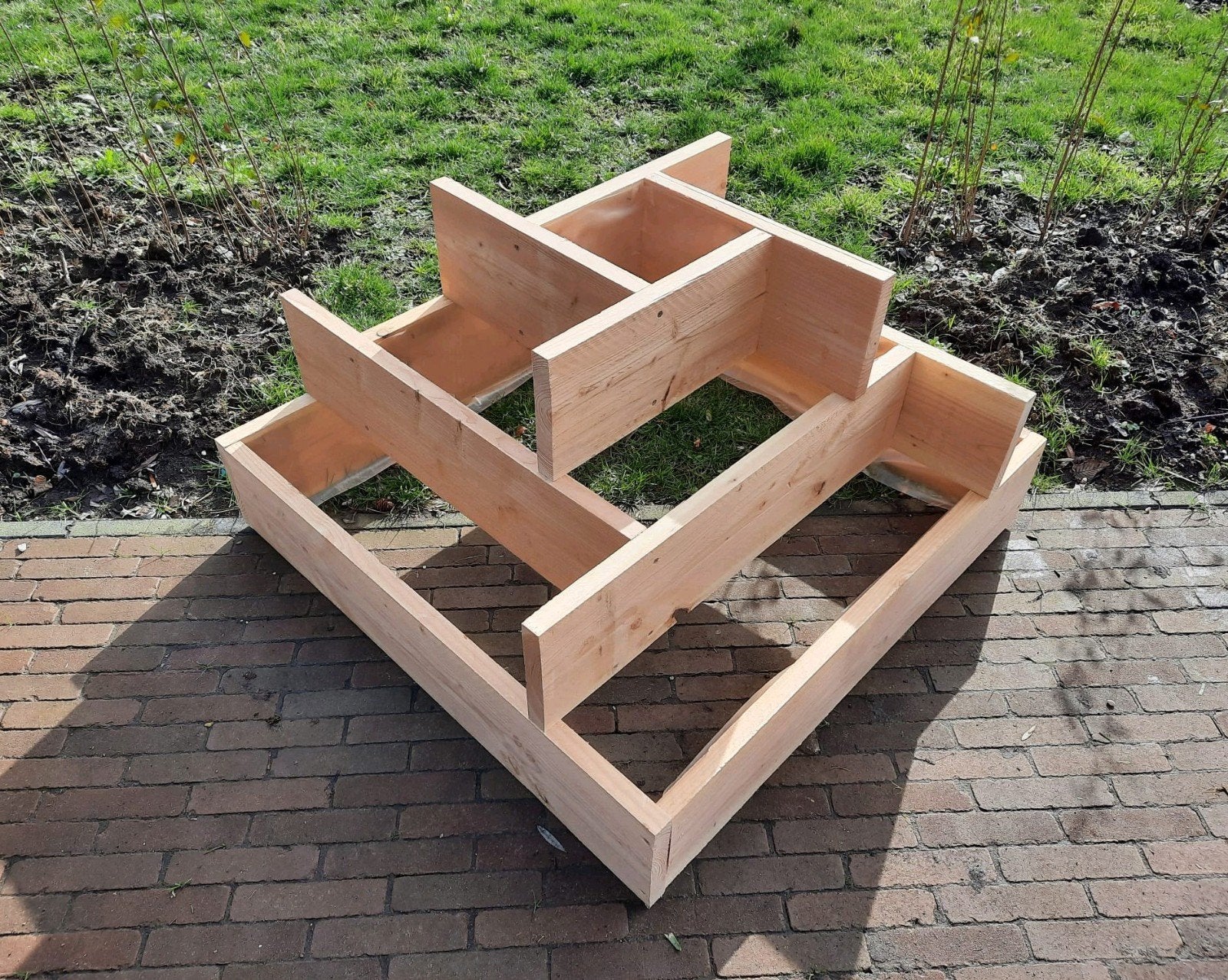 m2 kweekpiramide/bloembak ~ douglas, Tuin en Terras, Ophalen, Nieuw, Vierkant, Hout