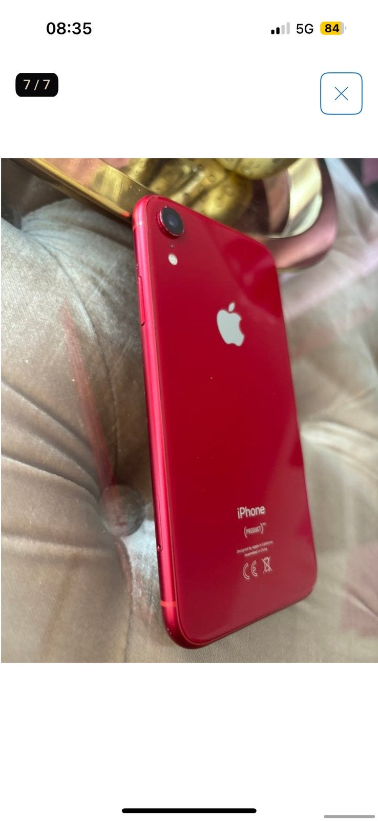 Iphone XR rood 128 GB schade vrij, Telecommunicatie, Mobiele telefoons | Apple iPhone, Ophalen of Verzenden, Zo goed als nieuw