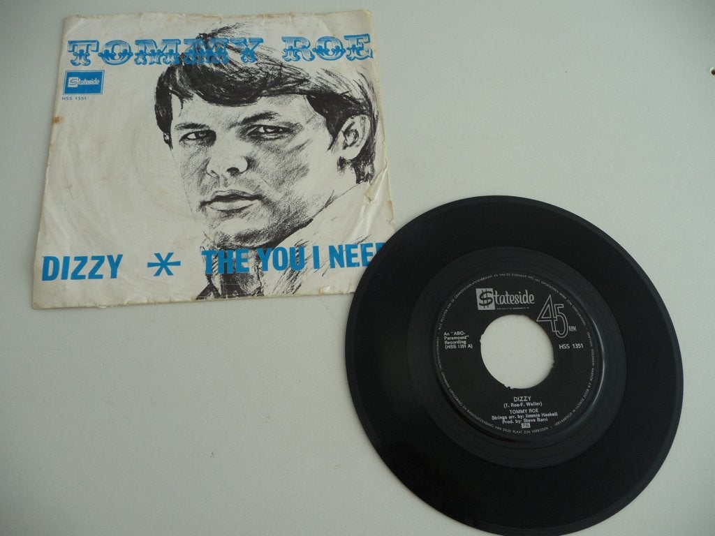 4 singles TOMMY ROE - 60-er jaren, Cd's en Dvd's, Vinyl Singles, Ophalen of Verzenden, Gebruikt, Pop