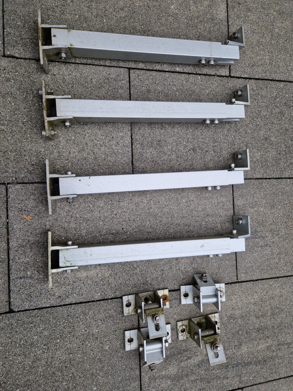 Aluminium Beugels voor Zonnepanelen - Gebruikt, Doe-het-zelf en Verbouw, Zonnepanelen en Toebehoren, Ophalen, Paneel