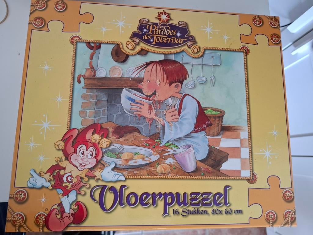 Efteling vloerpuzzel Pardo's de Tovenaar 16 stukken, Ophalen of Verzenden, Zo goed als nieuw, Overige typen