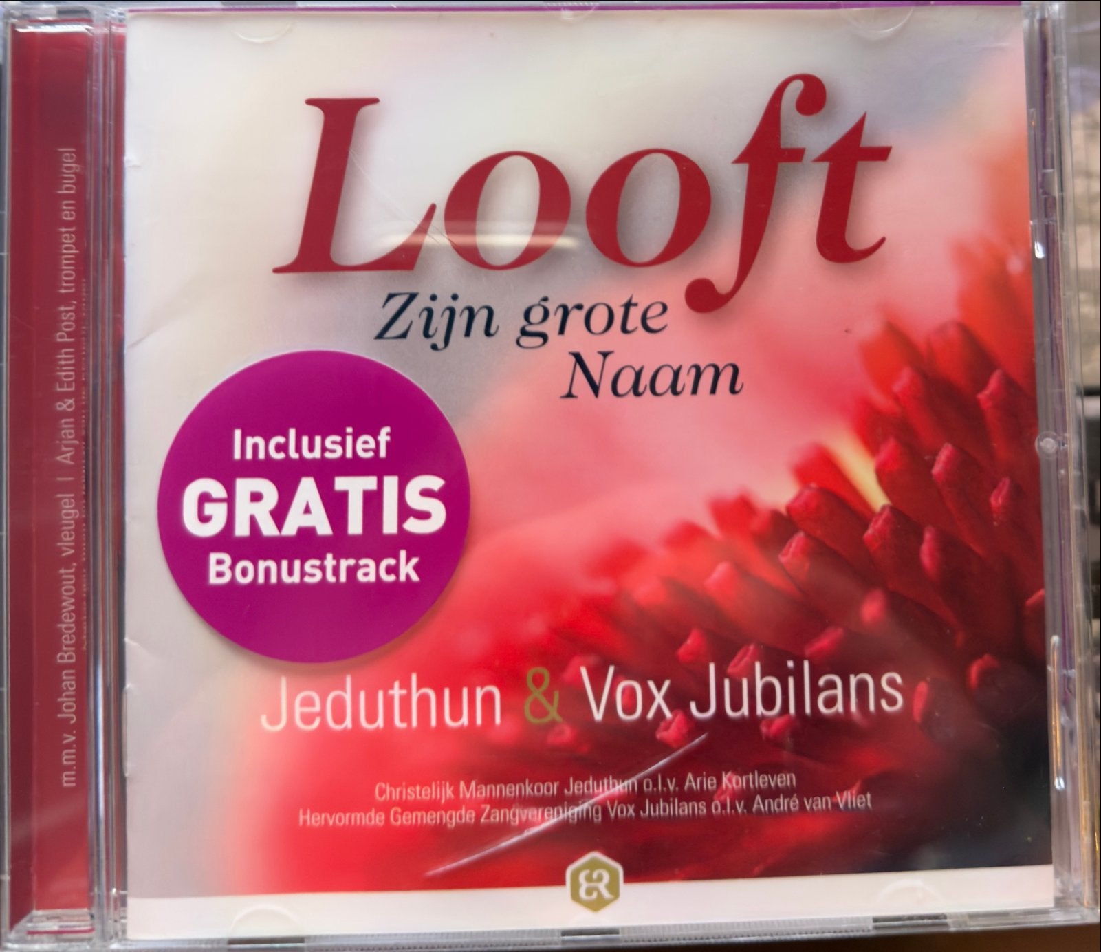 Looft Zijn Grote Naam - Jeduthun & Vox Jubilans CD, Koren of Klassiek, Met bonustracks, Ophalen of Verzenden, Zo goed als nieuw