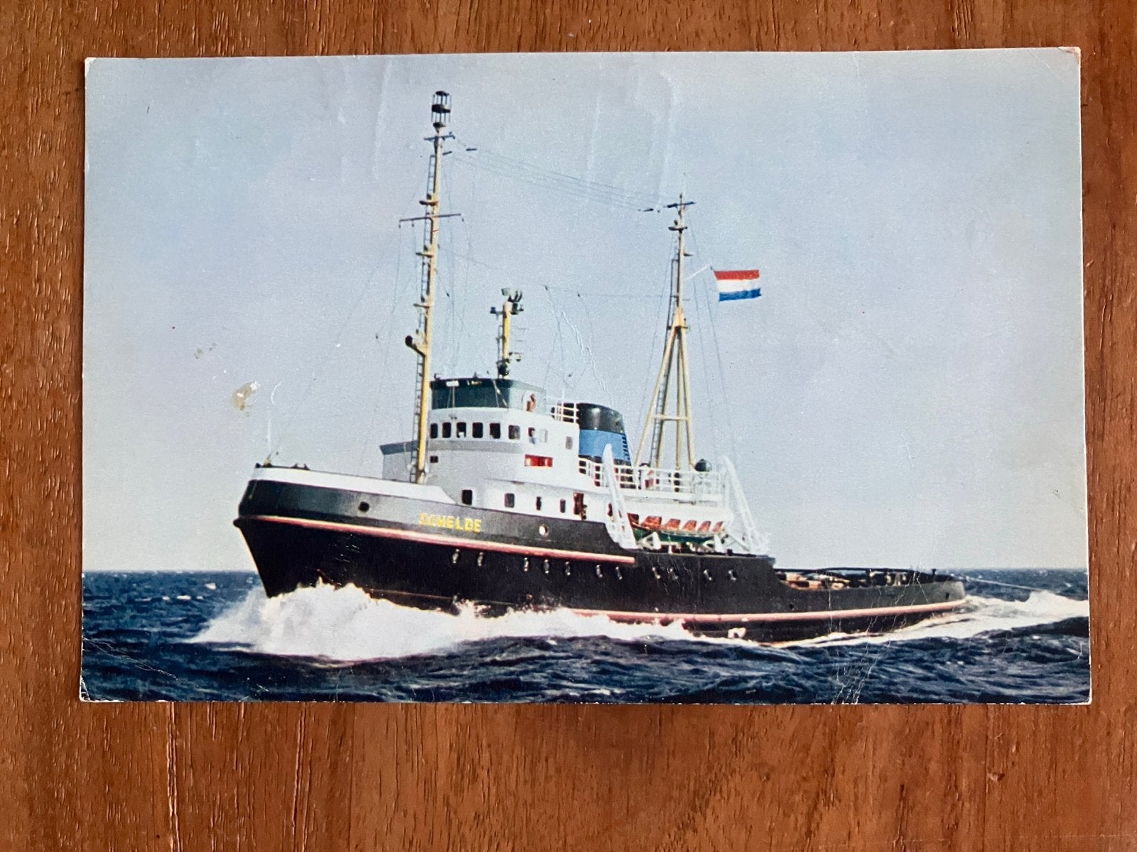 Sleepboot Schelde (PHIZ).  Smit & Co Rotterdam jaren 70., Verzamelen, Scheepvaart, Ophalen of Verzenden, Gebruikt, Motorboot, Kaart, Foto of Prent