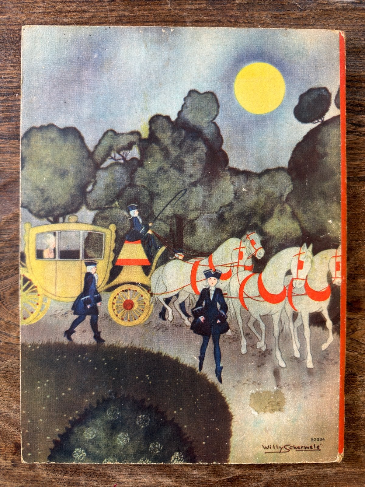 Asschepoester – Willy Schermelé ca 1943 zeldzaam prentenboek, Ophalen, Gelezen