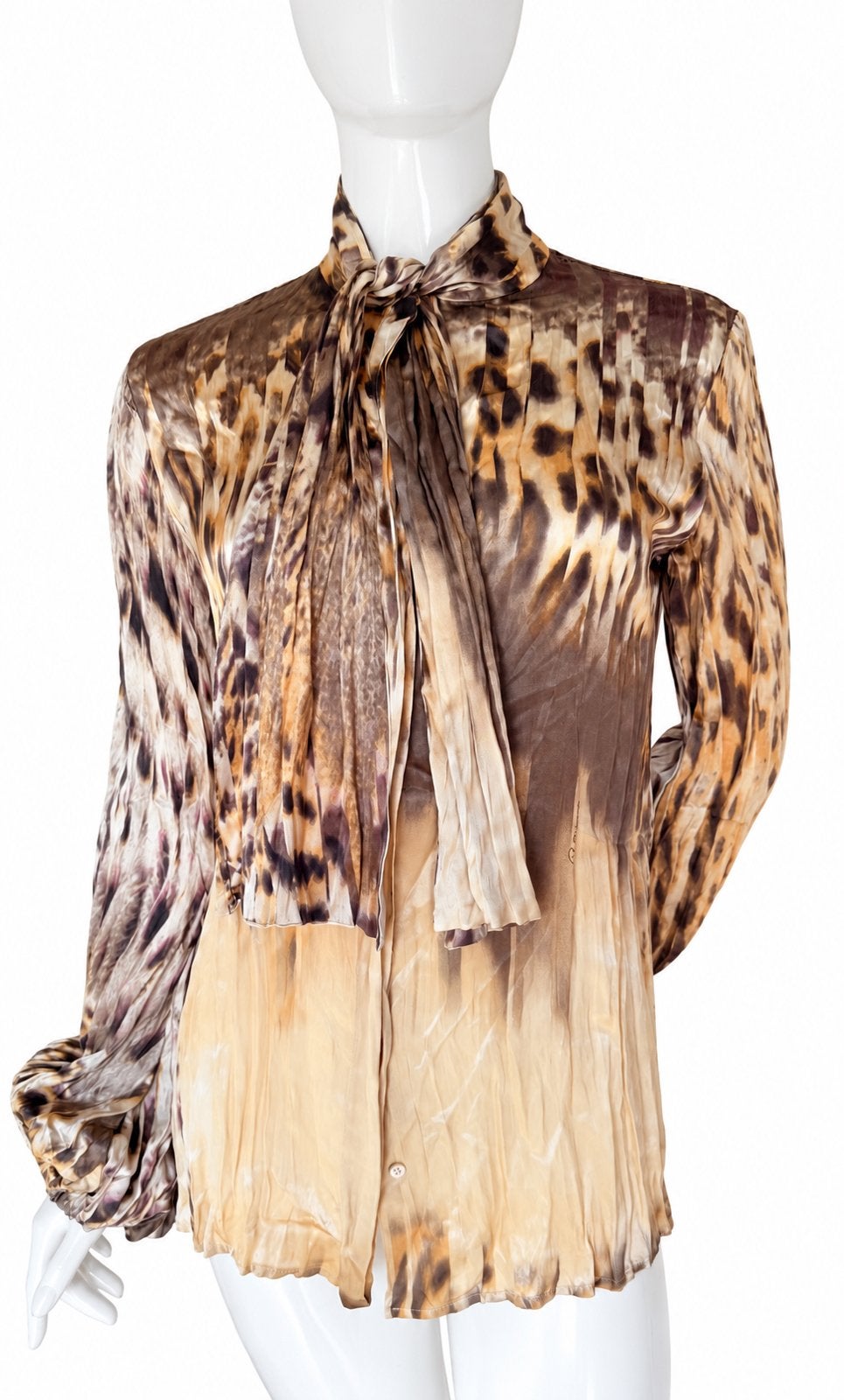 ROBERTO CAVALLI 100% SILK BLOUSE, MAAT 40, NEW €650,- 💖💖, Kleding | Dames, Ophalen of Verzenden, Zo goed als nieuw, Maat 38/40 (M)
