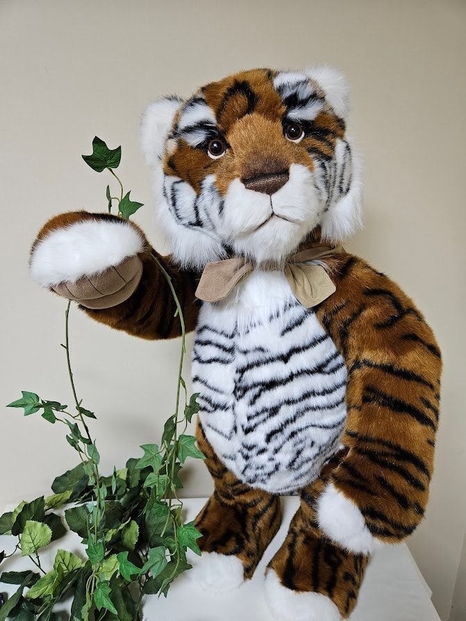 Charlie Bears Kimba tijger 76cm pluche 2017 beer, Ophalen of Verzenden, Zo goed als nieuw, Stoffen beer, Overige merken