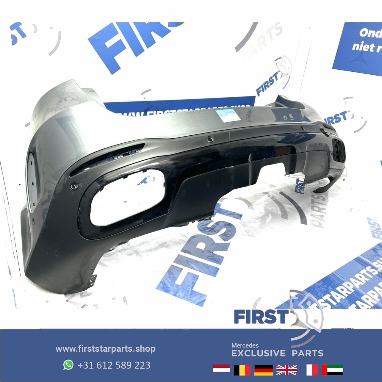 W167 V167 GLE AMG PAKKET ACHTERBUMPER A1678851103 GLE43 GLE5, Gebruikt, -, Ophalen of Verzenden, Achter