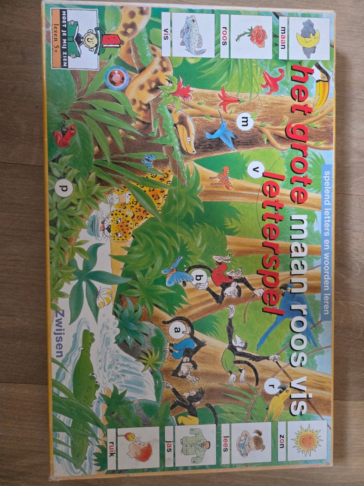 Het grote maan roos vis letterspel, Ophalen, Meer dan 50 stukjes