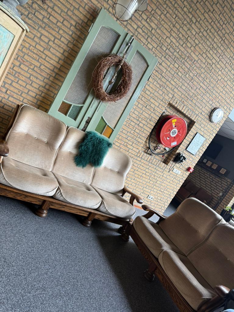 Gratis afhalen Antieke bank, Ophalen, Gebruikt, 75 tot 100 cm, Rechte bank